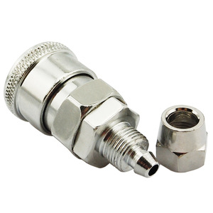 Raccord rapide de type C SP 20 30 40 en acier inoxydable 1/4 pouce pour compresseur d'air, connecteur pneumatique mâle-femelle à insertion rapide - Product Image 4