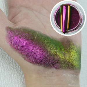 Poudre à ongles holographique effet caméléon, prix de gros, pour peinture automobile, pigment nacré super caméléon - Product Image 3