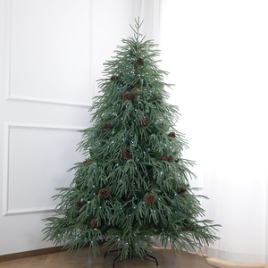 PE-2022 Artificial Christmas Tree with LED Lights <b>Remote</b> <b>Control</b> Safety Voltage-Christmas Mall Scene Layout (Excluding Fence) - Product Image 2