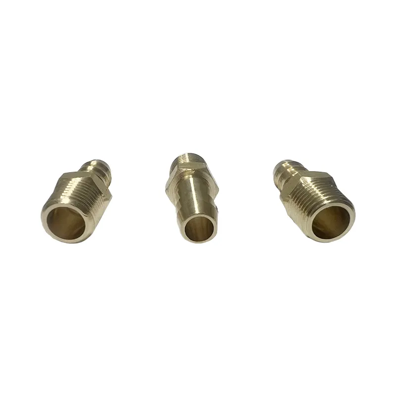 Desain baru 3/4 fitting selang berduri Kuningan Baja tahan karat x npt, 3/8 in x 1/4 pada sambungan male ke barb