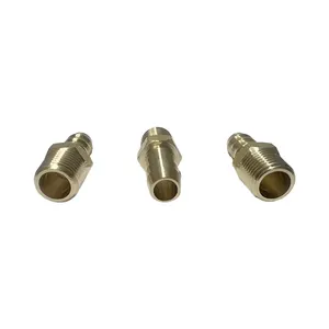 New design 3/4 stainless steel brass barbed hose fitting x npt, 3/8 in x 1/4 in male to barb fitting