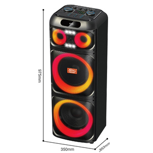 Altavoz de <span class=keywords><strong>Karaoke</strong></span> JQS9201, Altavoces Grandes para Fiestas al Aire Libre, Altavoz de <span class=keywords><strong>Karaoke</strong></span> de Alta Potencia con Micrófono y Bluetooth para el Hogar/Fiestas/Exterior - Product Image 4