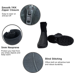 Botas de <span class=keywords><strong>Buceo</strong></span> <span class=keywords><strong>Aqualung</strong></span> al por Mayor, Botas de Neopreno Térmico de 5 mm con Suela Dura - Product Image 4