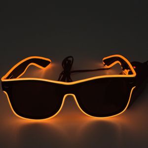 <span class=keywords><strong>Lunettes</strong></span> de fête avec lumières LED |   Multicolore, multi-style, durable, écologique, festival de musique d'Halloween 2025 - Product Image 5