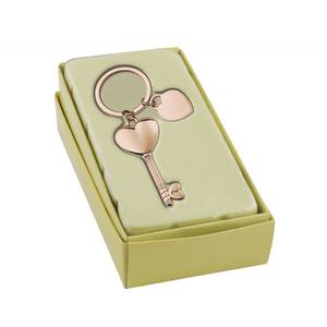 Llavero con Forma de Corazón en Oro Rosa con Colgante para Regalos y Promociones - Product Image 2