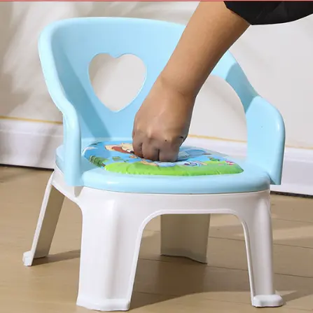 Indoor Plastic seats children's stools home infant garden small bench back chair Cartoon baby called chair