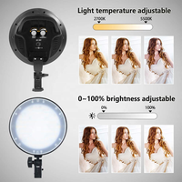 Kit d'éclairage LED Softbox 2 packs, Softbox 20x28 pouces, Tête de lumière LED dimmable 45W avec 2 températures de couleur, avec support d'éclairage