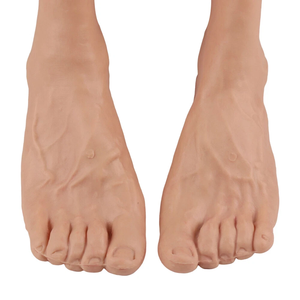 Funda de Silicona Realista para Cubrir Cicatrices en los Pies, Piel Simulada, Cubierta Artificial para Pies, Funda Natural para Pies Masculinos, para Ocultar Cicatrices por Encima de la Rodilla - Product Image 4