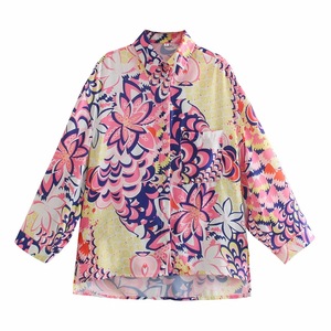 Fashion Print Long Sleeve <strong>Shirt</strong> <strong>and</strong> <strong>Short</strong> Pant Causal <strong>Women</strong> Two Piece <strong>Set</strong> 2022 Blouse <strong>and</strong> <strong>Short</strong> <strong>Set</strong> - Product Image 5