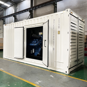 Groupe électrogène industriel robuste d'occasion YUCHAI 1200KW 1.2MW avec capot insonorisé Dynamo - Product Image 2