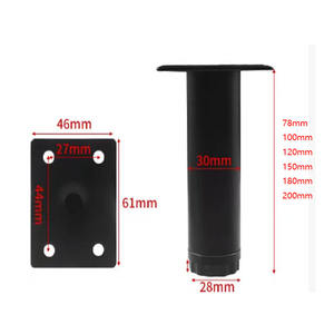 Pieds de support réglables pour meubles de cuisine, étagères, canapés, tables, chaises, bureaux, armoires – Pieds réglables pour meubles - Product Image 6