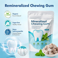 Vente en gros OEM de chewing-gum reminéralisant sans sucre à base d'xylitol pour renforcer les dents