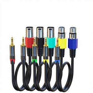 Cable de Audio de Cobre Libre de Oxígeno de 3.5mm a XLR Macho-Hembra para Altavoz, Micrófono, <span class=keywords><strong>Tarjeta</strong></span> de Sonido, Transmisión <span class=keywords><strong>en</strong></span> <span class=keywords><strong>Vivo</strong></span> - Product Image 1