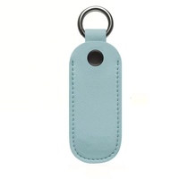 Vente flash : Étui de protection en cuir pour clé USB, avec porte-clés, pochette de rangement pour accessoires numériques