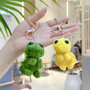 Cute Mini <b>Anime</b> Design Cartoon Turtle <b>Plush</b> Die-Cut Light Keychain Eco-Friendly 3D Shape Stuffed Animal Toy for Earth Day - Product Image 2