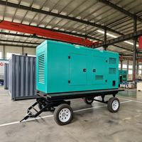 Groupe électrogène diesel silencieux remorquable, ensemble moteur robuste et fiable pour les sites de production en carrière en plein air à grande échelle