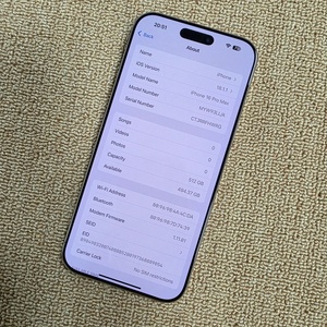 ขายส่ง <span class=keywords><strong>iPhone</strong></span> 16 Pro Max คุณภาพสูง เกรด A+ สภาพ 99% ใหม่ ขนาด 6.9 นิ้ว แบตเตอรี่ 4685mAh รองรับ <span class=keywords><strong>Esim</strong></span> ปลดล็อคแล้ว โทรศัพท์แท้ 5G CDMA LTE - Product Image 3