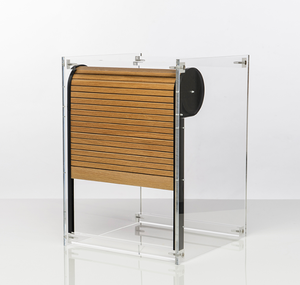 Puerta <span class=keywords><strong>Enrollable</strong></span> Horizontal de PVC y ABS Resistente, Persianas Enrollables para Armarios de Cocina y Guardarropas, por Proveedor OEM - Product Image 1