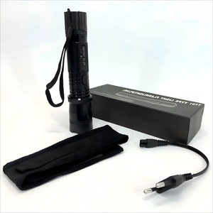 Manufacturer Wholesale High-power LED Tactical Flashlight, Long Distance, Rechargeable, Strong Beam Outdoor Flashlight