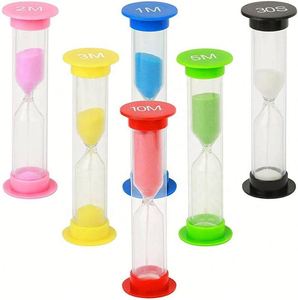 Sablier en plastique en gros, 30S, 1M, 2M, 3M, 5M, 10M, 6 couleurs assorties, jouet pour enfants, jeu de société, fournitures de bureau/école, modèle DI0012 - Product Image 3
