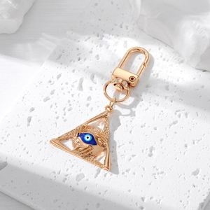 Porte-clés tendance œil de démon, main de Fatima, pendentif paume, bijou populaire pour femmes, pour clés de voiture et sacs d'école - Product Image 5