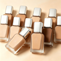 Fond de teint liquide personnalisé 46 couleurs SPF20, naturel, végétalien, couvrance totale, contrôle du sébum, marque privée, fini mat, imperméable