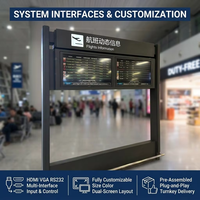 Sistema de Pantallas FIDS Personalizado con Terminal LCD y CMS para Información al Pasajero en Aeropuertos y Señalización Inteligente