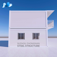 Maison modulaire portable Zhongnan, personnalisable, avec 2, 3 ou 4 chambres, maison de campagne, bureau, petite maison préfabriquée en conteneur