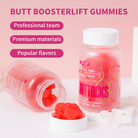 Bonbons Gélifiés Grossistes OEM/ODM pour l'Amélioration des Hanches et des Fesses, Suppléments à Base de Plantes, 60 Comprimés, Gélifiés BBL pour un Effet Volumisant, Raffermissant et Liftant