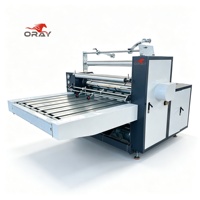 Machine à laminer le carton ondulé semi-automatique Oray, laminatrice feuille à feuille, adhésif thermofusible, 30 m/min de laminage