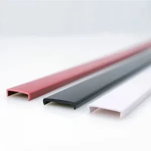 Aangepaste Verschillende Soorten Flexibele Geprofileerde Pvc Rand Banding T Vorm/U Vorm/H Vorm Rubber Aanrecht Rand Strip