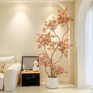 Árbol Artificial <span class=keywords><strong>Nandina</strong></span> con Certificación UV Kraken, de 80cm-250cm, Ecológico, Ignífugo, Decoración de Jardín para Hotel, Venta al Por Mayor - Product Image 2
