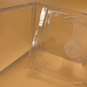 Estuche de Plástico Transparente para CD de 10.4mm, Estándar, para 2 Discos, con Bandeja Interior Doble, Impresión de Logotipo, Caja Protectora para Discos de Música, Álbumes y Películas - Product Image 2
