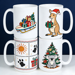 2025 Feliz Año Nuevo Feliz Navidad Festivo Santa Diseño <span class=keywords><strong>Tazas</strong></span> Perfecto Invierno Vacaciones Regalos Amados Familia Amigos - Product Image 1