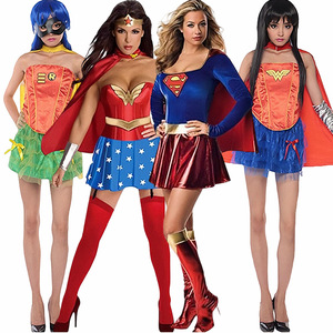Disfraz de Halloween de la Princesa <span class=keywords><strong>Supergirl</strong></span> para Mujer, Vestido con Componentes de Traje y Diseño de Corsé - Product Image 2