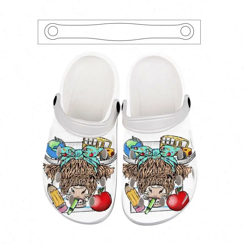 2024 nuevos modelos sandalias de moda para niños EVA zuecos para niños impresión personalizada OEM Eva zuecos sandalias zapatillas de playa