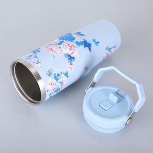 Botella de Agua de Doble Pared con Aislamiento de Acero Inoxidable 304 de Diseño Moderno, Vaso Térmico de 900 ml, Regalos Empresariales Premium - Product Image 3