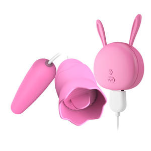 Vente en gros de vibromasseur clitoridien Vibration clitoridienne Plug Anal Vibromasseur Rose Lady Tongue Lick Vibromasseur Masturateurs féminins Sex Toys Oeuf - Product Image 3