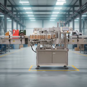 Square Plastic <strong>Bottle</strong> Sticker Labeling Machine Automatic Adhesive <strong>Label</strong> Applicator For Square <strong>Bottles</strong> - Product Image 5