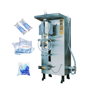 Machine d'emballage automatique électrique SJ-1000 pour liquides alimentaires et chimiques 50-500ML 37 sachets/min, avec collage de film et feuille haute précision - Product Image 1