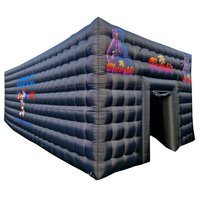 Tente gonflable facile à démonter et à déplacer, énorme tente de cinéma avec des modèles personnalisables pour les performances, les projections