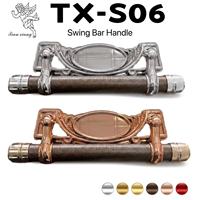 Poignée de barre pivotante pour cercueil, modèle TX-S06, design ovale, quincaillerie funéraire en plastique, fournisseur d'articles funéraires