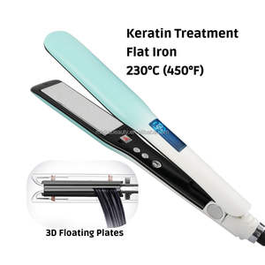 Meilleure vente 3D plaque flottante Planchas De Cabello 450 F titane fer plat Portable MCH chauffage rapide lisseur - Product Image 6