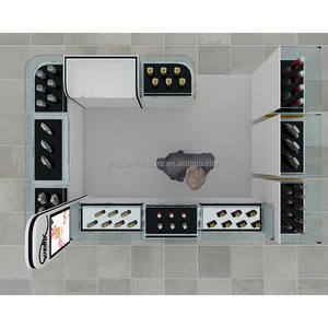 Quiosco de madera para centro comercial, soporte pequeño para teléfono móvil, pantalla de tienda de cosméticos, Perfume, venta al por menor - Product Image 4