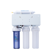 Système de filtration d'eau par osmose inverse en 5 étapes, purificateur d'eau RO pour la maison, usage domestique, 75 GPD avec réservoir sous pression