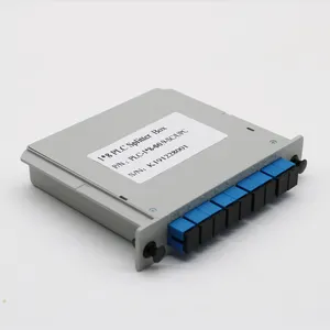 FTTH epon gpon LGX kaset tipi 128 çekirdek SC UPC fiber optik plc splitter