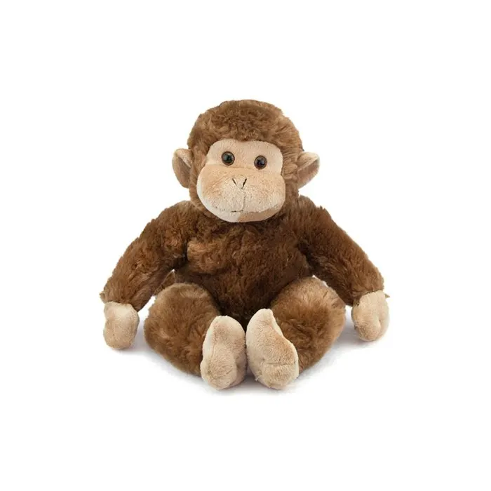कस्टम मेड बच्चे सामान प्रतिवर्ती नरम भरवां गुड़िया छोटे Cuddly ब्राउन बंदर भरवां आलीशान खिलौने