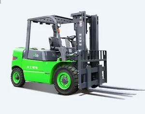 LONKING merek top penjualan lithium listrik forklift CE 1.5 ton 4 kursi roda forklift kompak roda Mini kecil pemuat telephanler