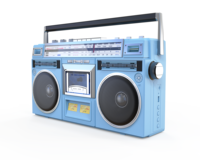 Vofull – Radio-enregistreur à Cassette Portable, Radio stéréo haute puissance, Radio à quatre bandes pour personnes âgées et étudiants