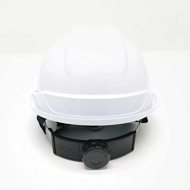 Best Price American Standard White Hard Plastic Class A Head Protection Sports Work Safety Helmet With Ear Muff Hole